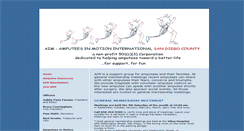 Desktop Screenshot of amputeesinmotion.org